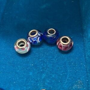 Colorful Glass Beads Set